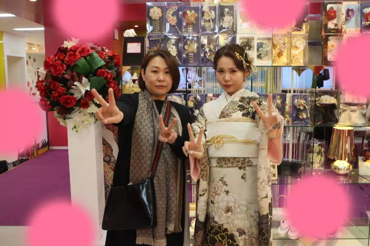 TAKAZEN神戸三宮店　前撮り撮影会　イマドキ　カワイイ　コディネート　振袖　レンタル　袴　古典　レトロ
