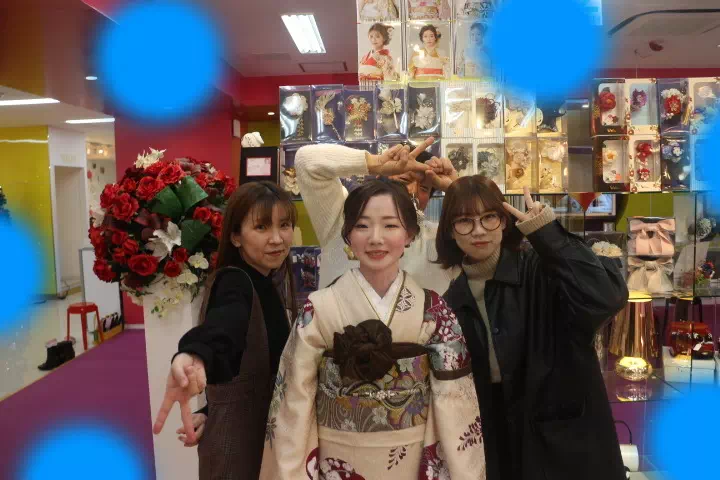 TAKAZEN神戸三宮店　前撮り撮影会　イマドキ　カワイイ　コディネート　振袖　レンタル　袴　古典　レトロ