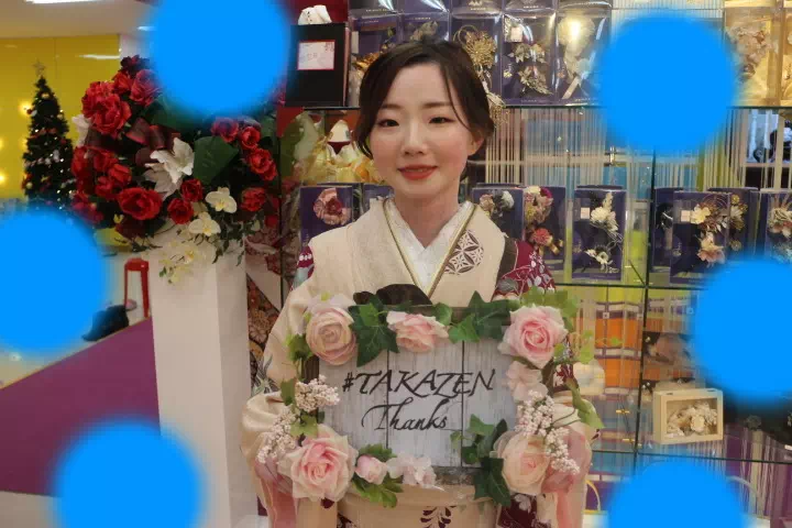 TAKAZEN神戸三宮店　前撮り撮影会　イマドキ　カワイイ　コディネート　振袖　レンタル　袴　古典　レトロ