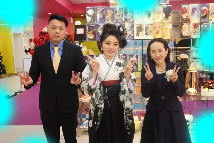 TAKAZEN神戸三宮店　前撮り撮影会　イマドキ　カワイイ　コディネート　振袖　レンタル　袴　古典　レトロ