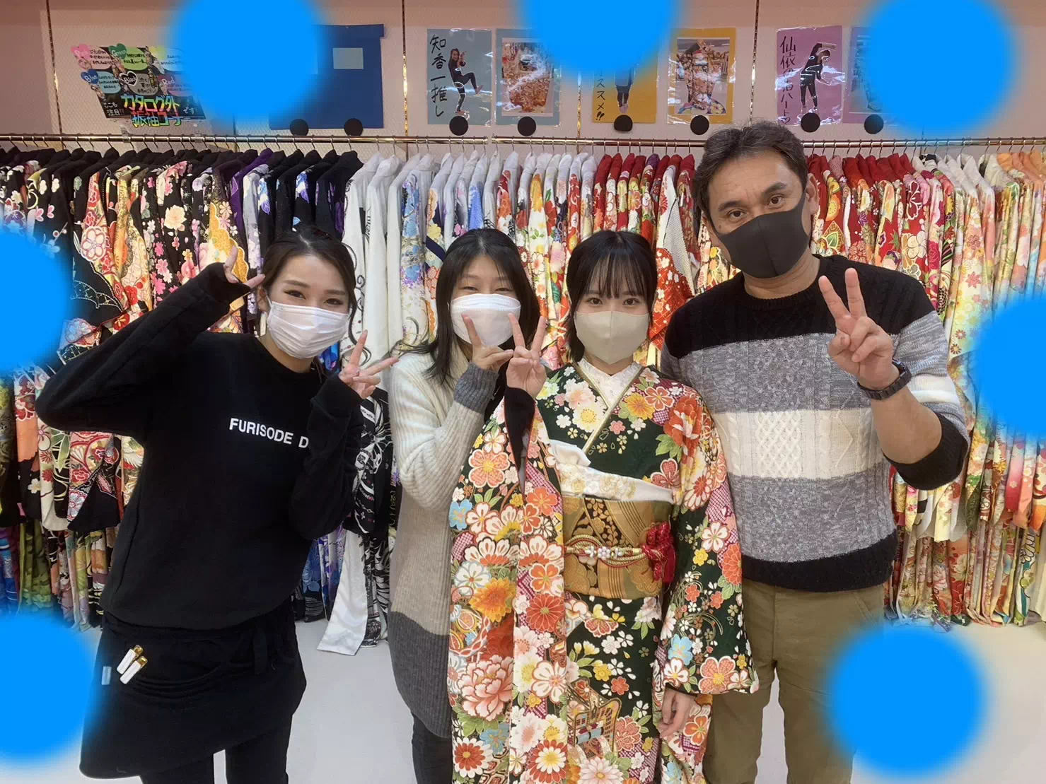 TAKAZEN神戸三宮店 前撮り撮影会 イマドキ カワイイ コディネート 振袖 レンタル 袴 古典 レトロ
