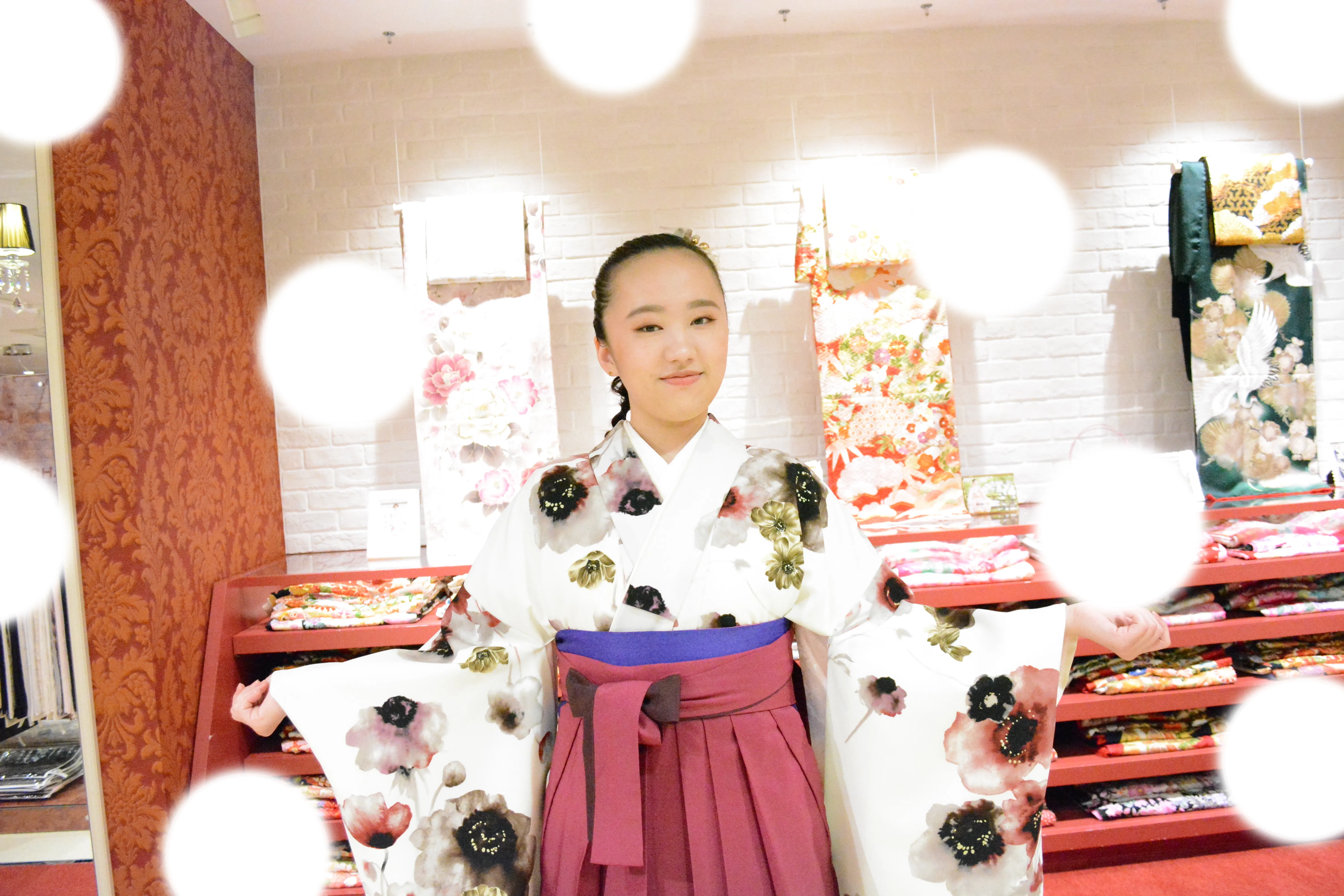 卒業式　袴　かわいい