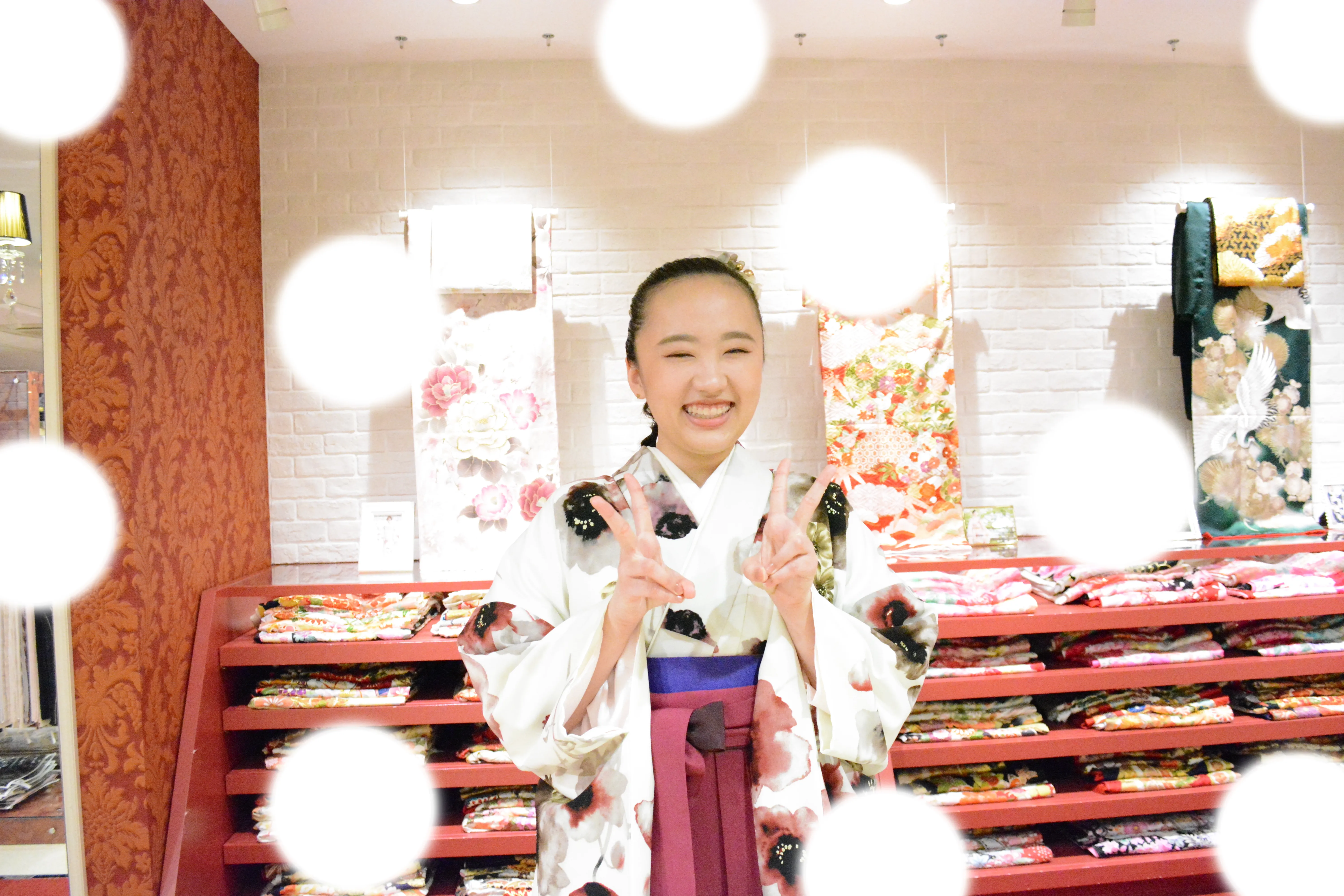 卒業式　袴　かわいい