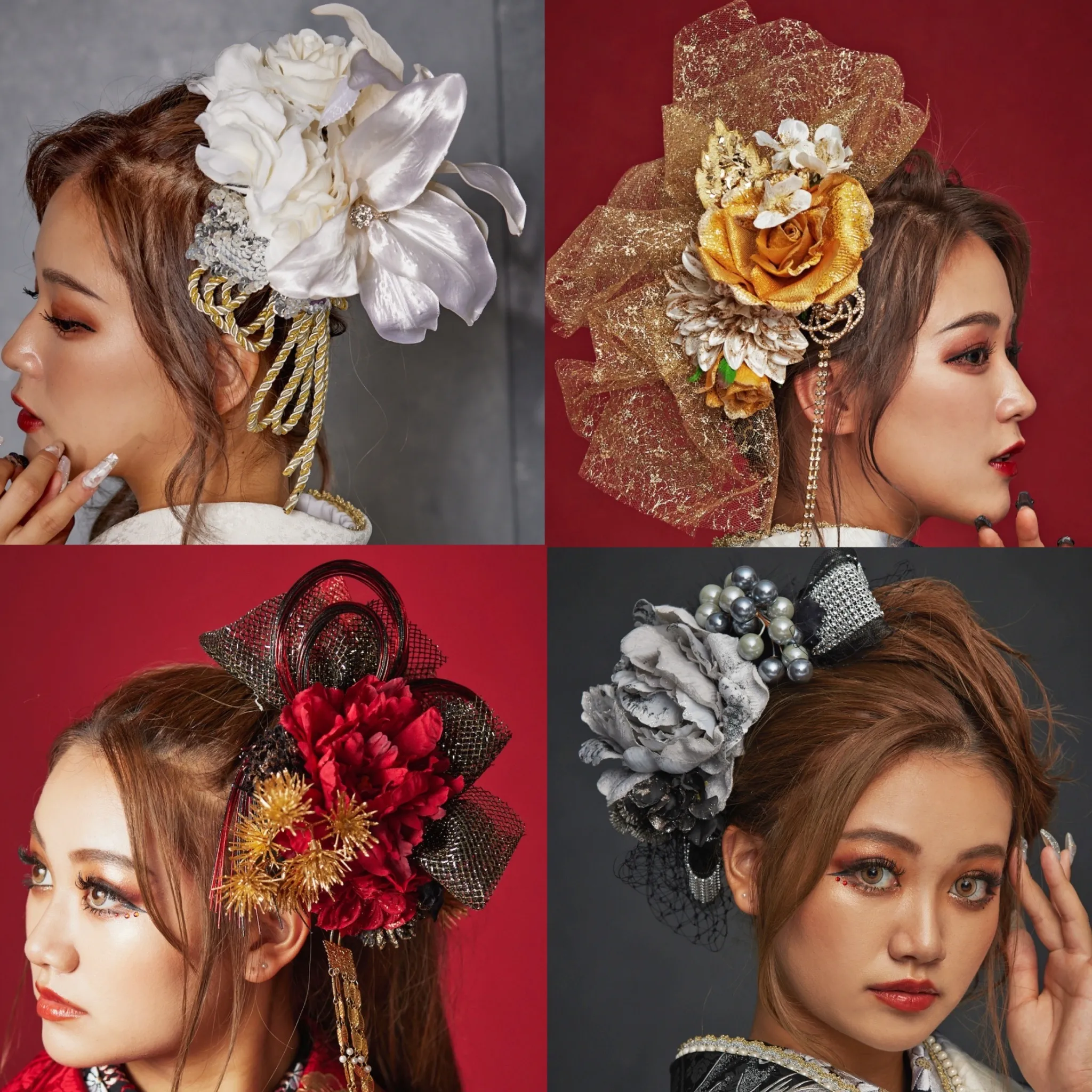 【TAKAZEN橿原店】24日♡かっこよくかわいく目立つ派手×キラキラの大きめ髪飾り♡