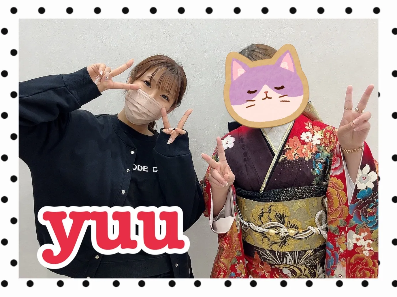 【TAKAZEN橿原店】22日♡2024年の成人のピンクの小物が似合いすぎる姫ちゃん&2025年成人の推しカラーコーディネート姫ちゃんとイマドキ無地のヴィンテージスタイル姫ちゃん♡