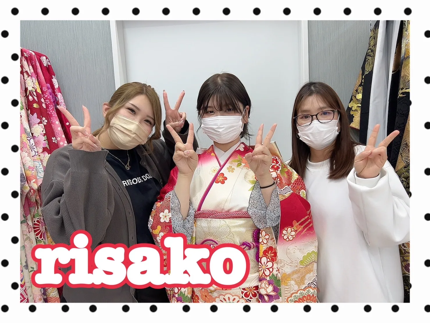 【TAKAZEN橿原店】17日♡2024年成人の定番古典のプチプラお振袖でピンクがかわいい姫ちゃん♡