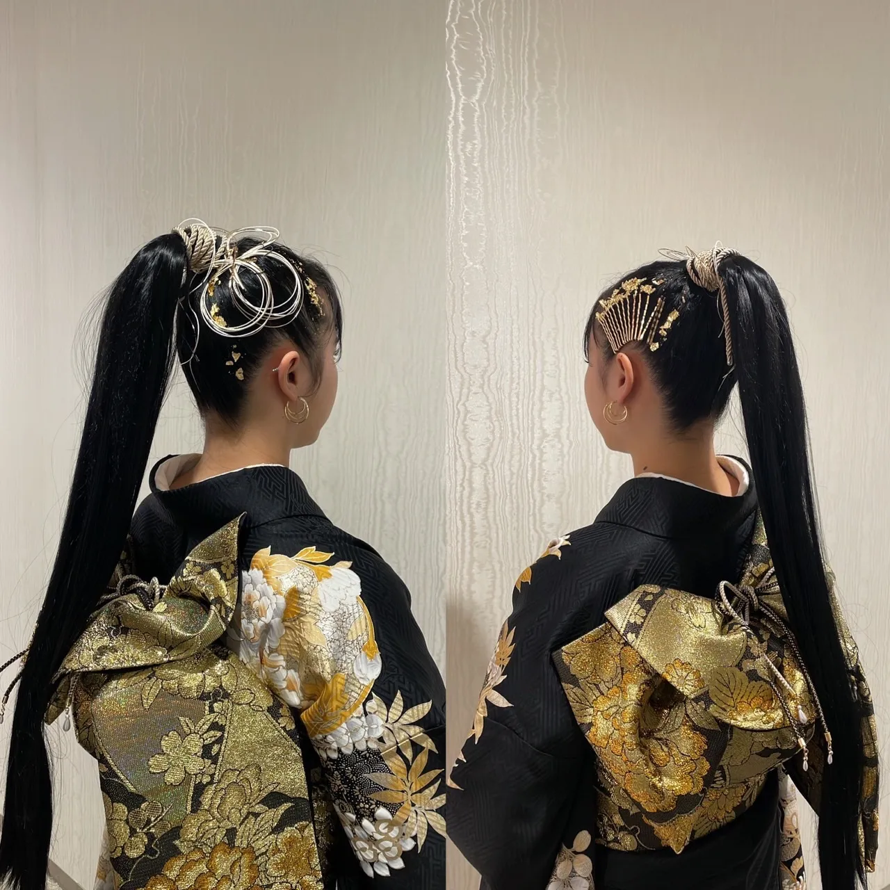 髪飾り　ヘアアレンジ　かわいい