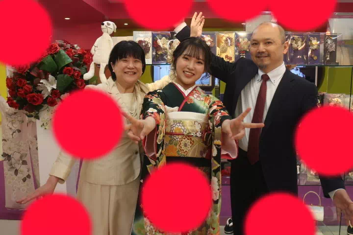 TAKAZEN神戸店　前撮り撮影会　イマドキ　カワイイ　コディネート　振袖　レンタル　袴　