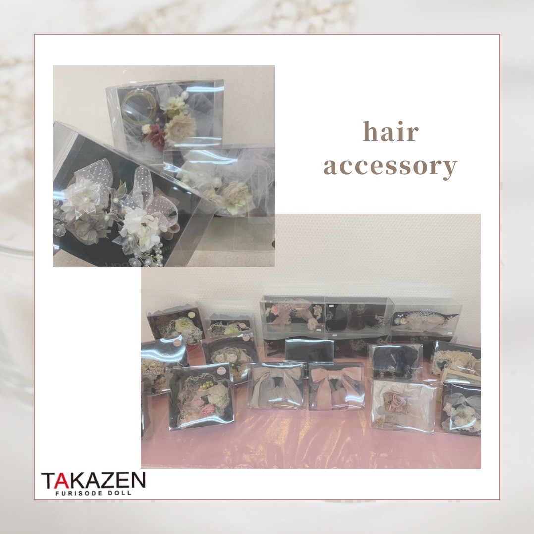 TAKAZEN神戸店 成人式 振袖 前撮り撮影会 髪飾り ヘアアレンジ 髪型 カワイイ イマドキ オシャレ