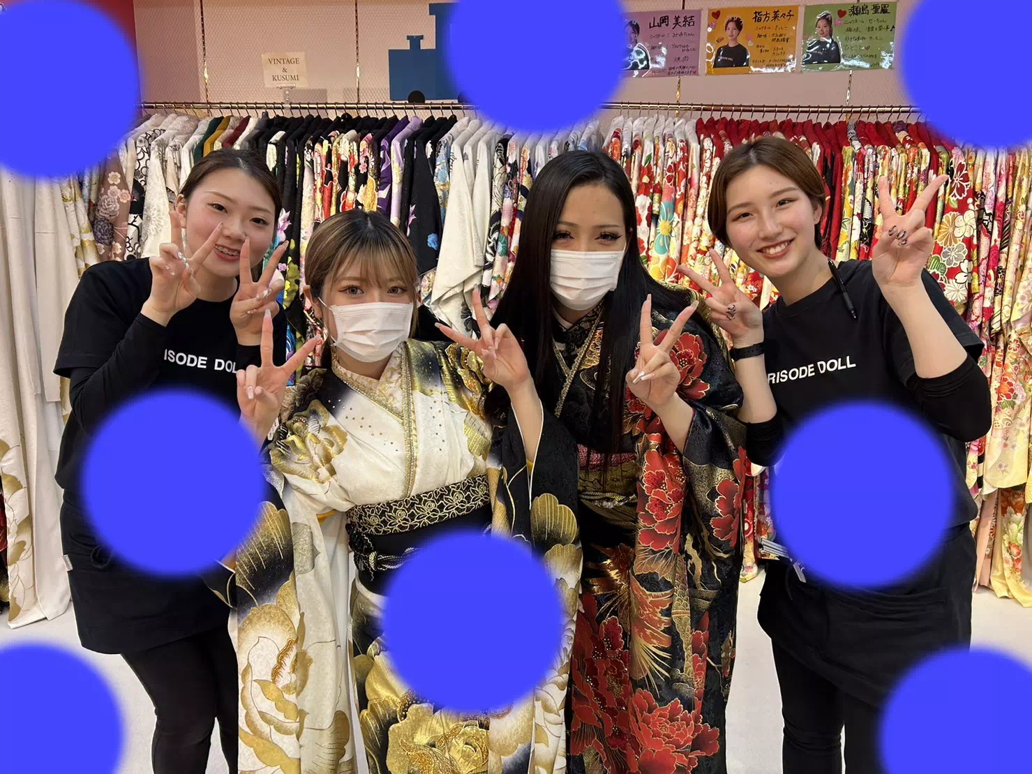 TAKAZEN神戸店　成人式　振袖　前撮り撮影会　モード　キラキラ　ジャパンモード　龍