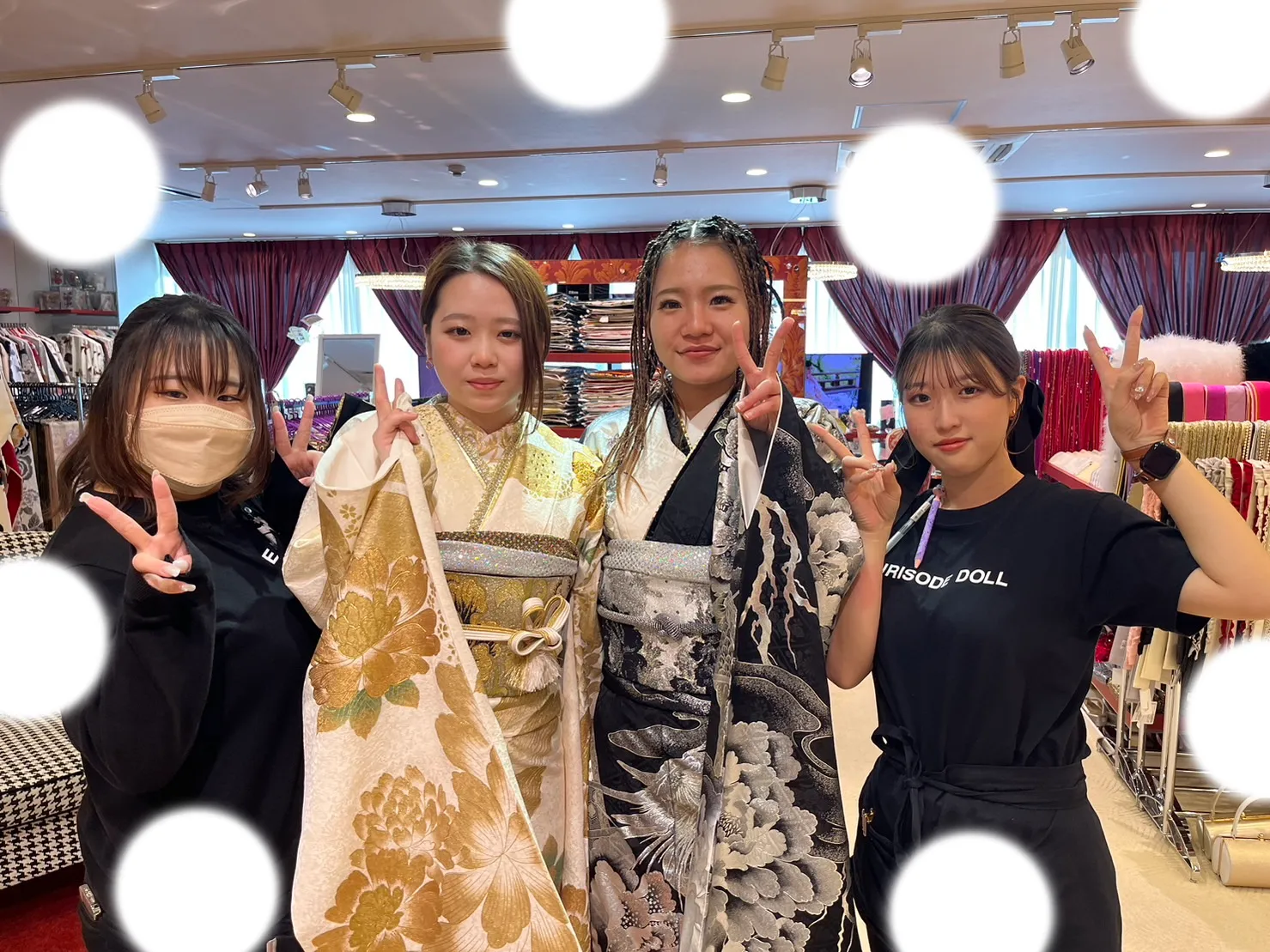 振袖写真　モード　派手　キラキラ