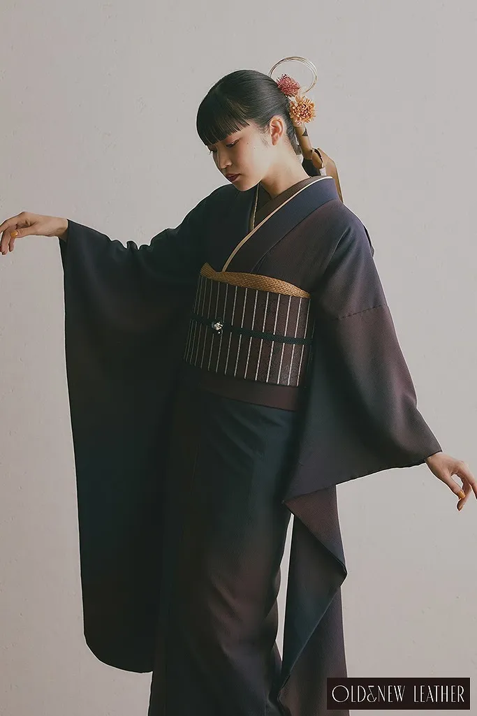 ヴィンテージ シンプル 振袖レンタル