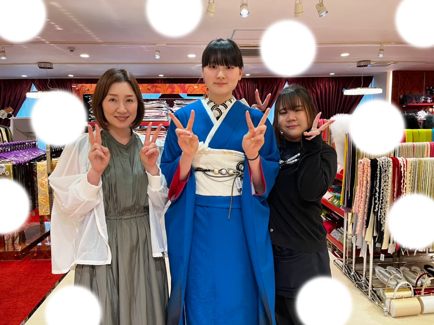 ヴｨンテージ　くすみ　振袖レンタル