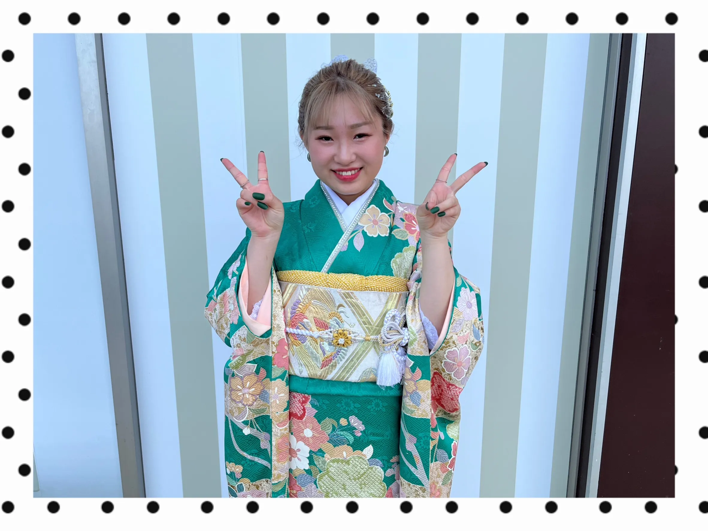 振袖レンタル 奈良 橿原 ママ振袖 コーディネート おしゃれ