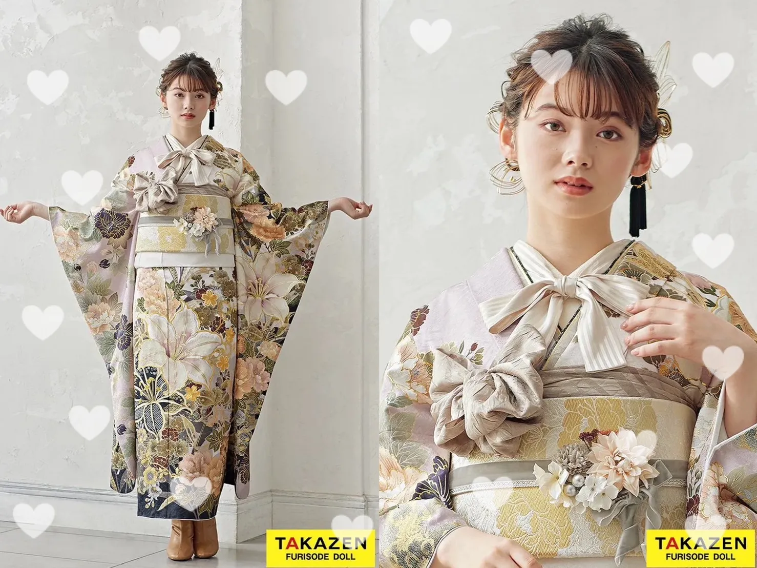 振袖 レンタル 奈良 前撮り撮影会 かわいい くすみ古典 ダスティーカラー