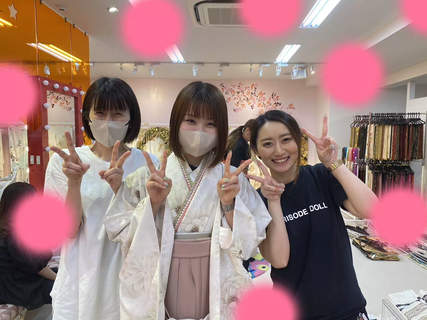 前撮り撮影会　振袖　レンタル　三宮　神戸　西宮　明石　かわいい　イマドキ　オシャレ　ペット可　袴　イマドキ　レース　くすみカラー