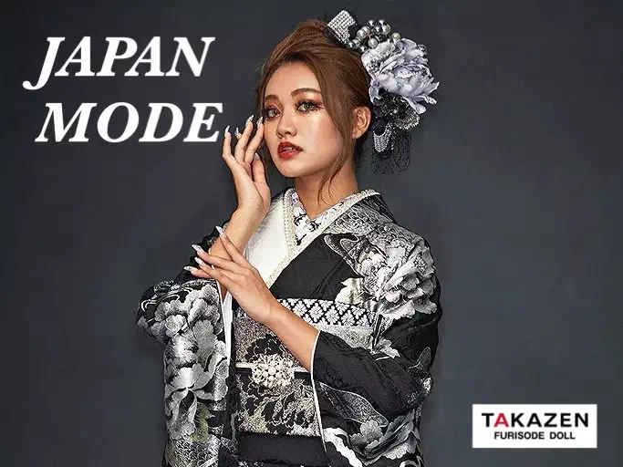 【TAKAZEN姫路店】♡1日 スワロフスキー×箔が付いたド派手でカッコイイシルバーの龍柄のお振袖のご紹介♡