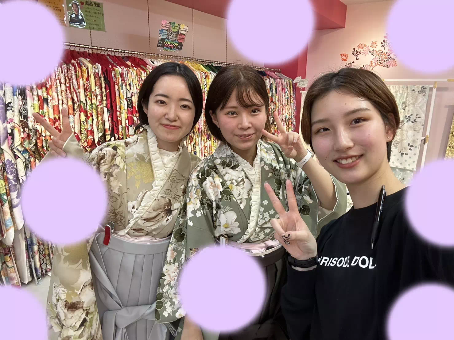 TAKAZEN神戸店 卒業式 袴レンタル イマドキ カワイイ 新作 くすみカラー オシャレ