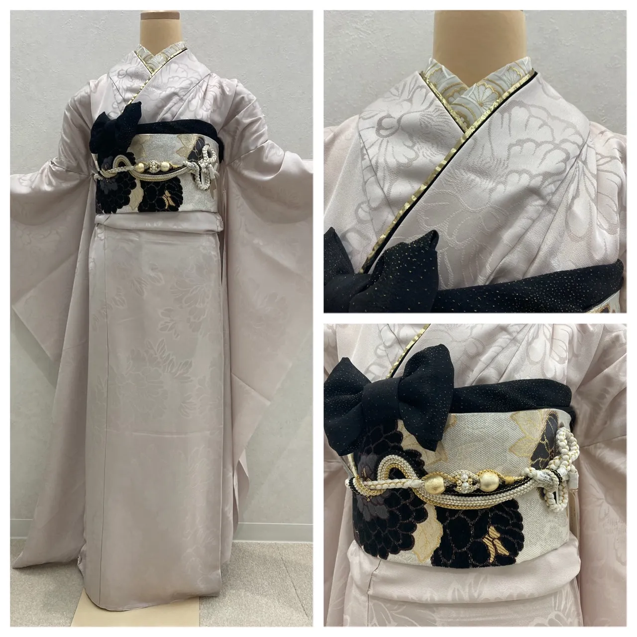 【TAKAZEN橿原店】23日♡2024年に成人を迎えられる姫ちゃんも間に合う!TAKAZEN橿原店らむおすすめ!シンプル無地の大人可愛いガーリーお振袖コーディネート♡