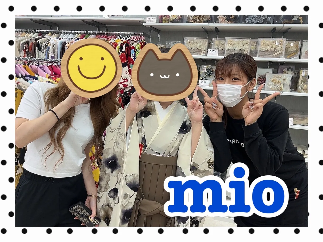 【TAKAZEN橿原店】10日♡2024年に卒業を迎えられる袴中村里砂ちゃんの大人可愛い袴姫ちゃん&ふわふわ女の子らしい水色袴姫ちゃん♡