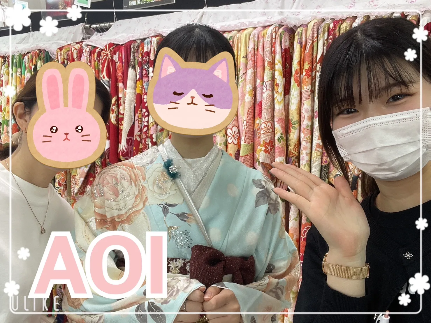 振袖 レンタル 奈良 前撮り撮影会 かわいい ガーリー ヘップバーン