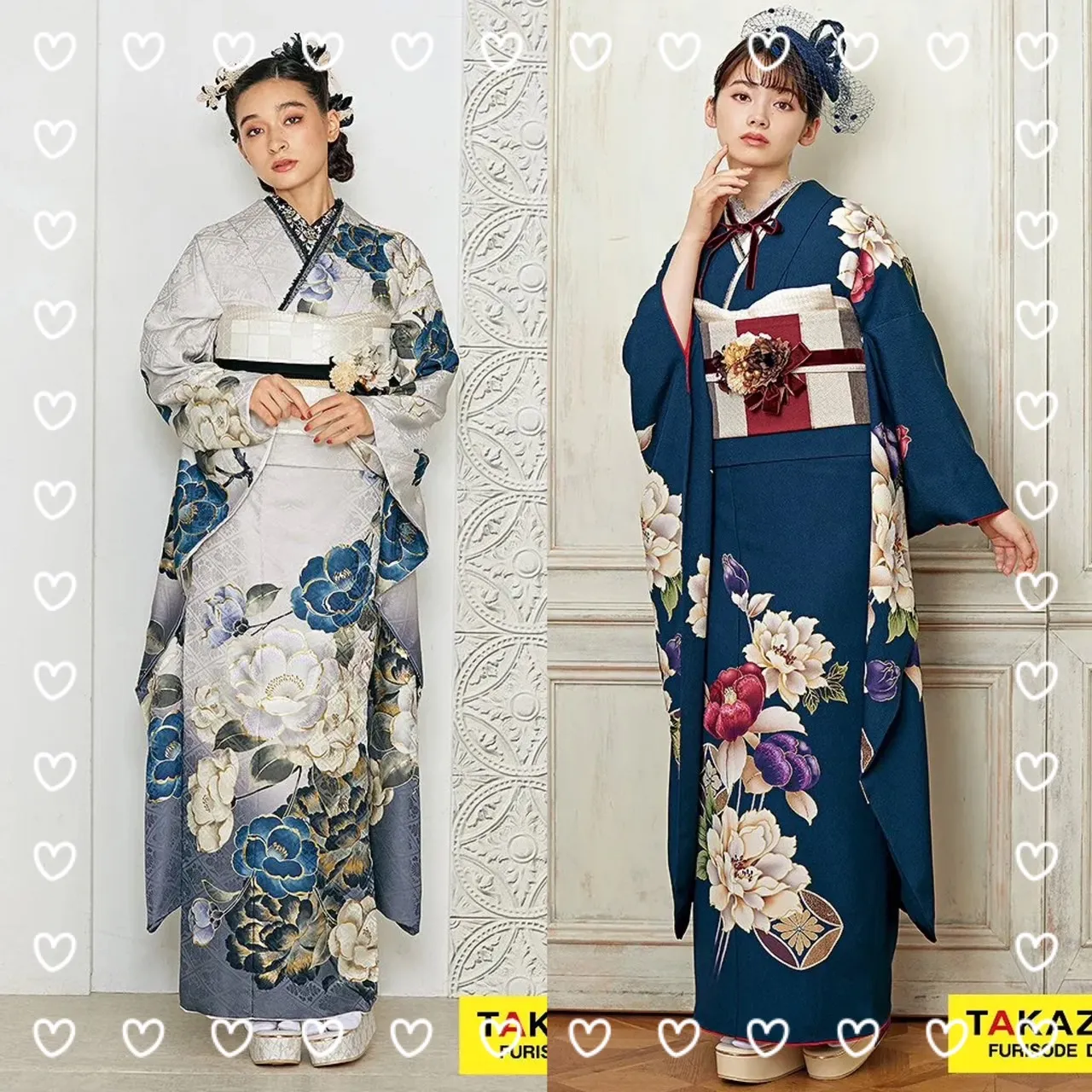 【TAKAZEN橿原店】14日♡今どきシンプルな自分らしい着こなしができる個性的なレトロのお振袖♡