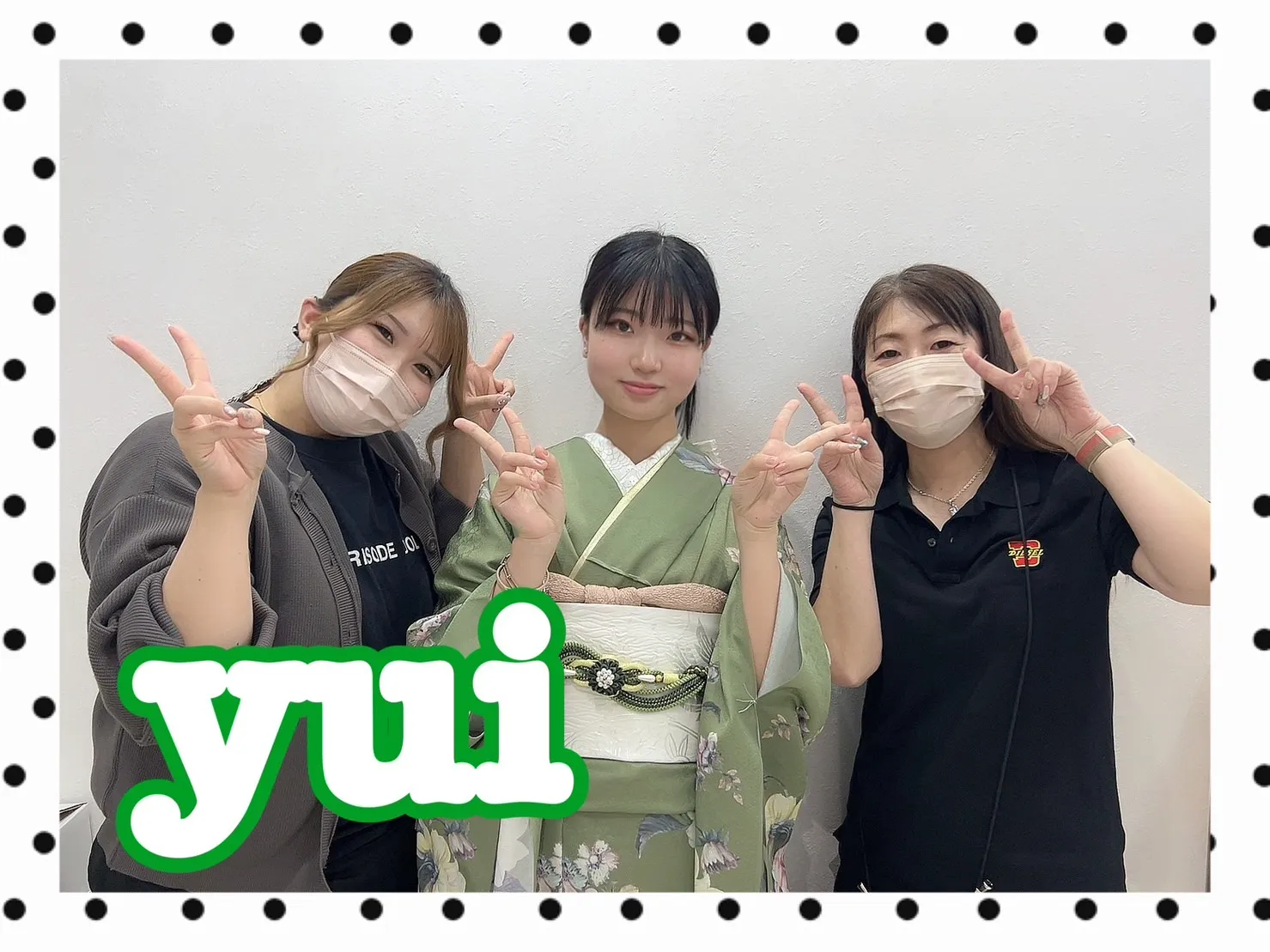 【TAKAZEN橿原店】22日♡2024年成人の正統派古典の淡いピンクで女の子らしいお振袖姫ちゃん&2026年成人のくすみグリーンのアンティーク調お振袖姫ちゃん♡