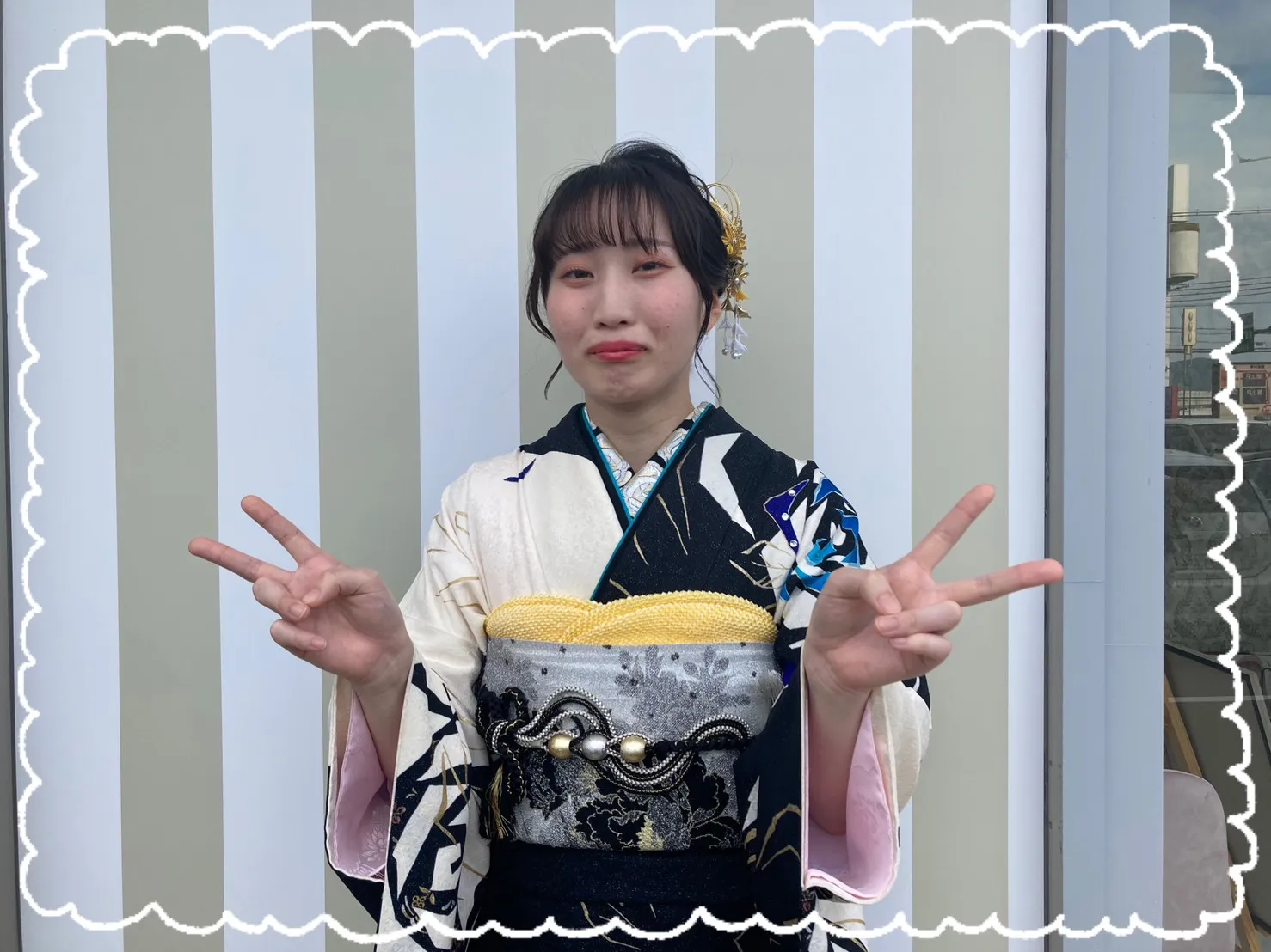 振袖レンタル 奈良 橿原 かわいい おしゃれ 個性派 かわいい かっこいい くすみ イマドキ