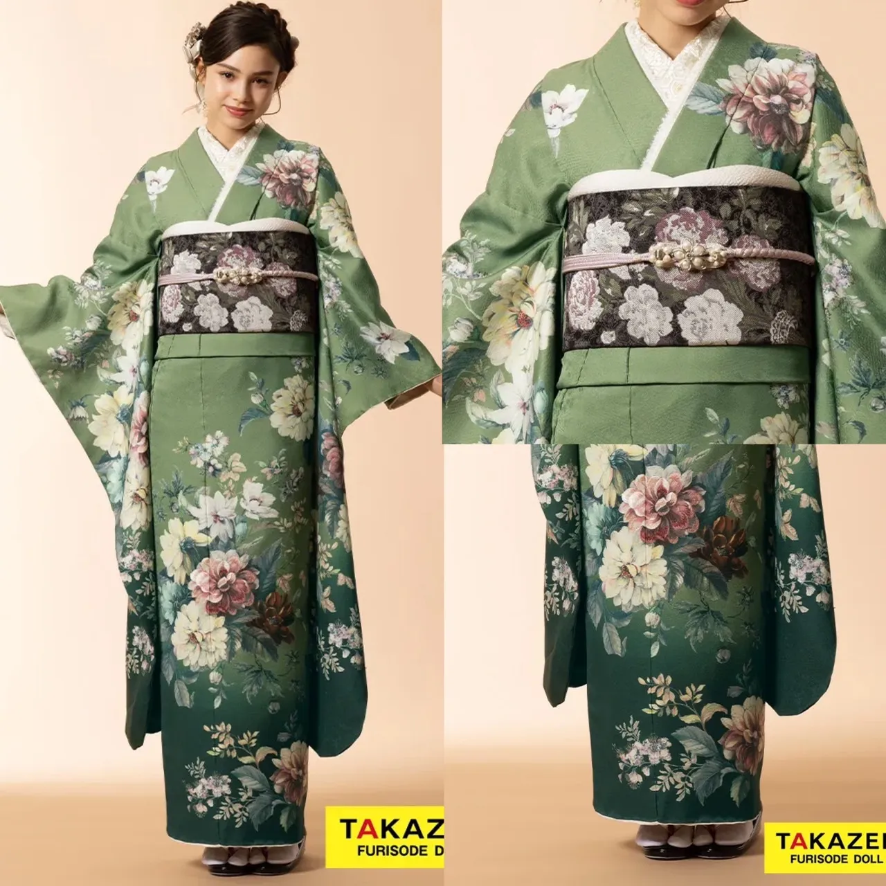 振袖レンタル 奈良 橿原 かわいい おしゃれ かわいい かっこいい くすみ イマドキ
