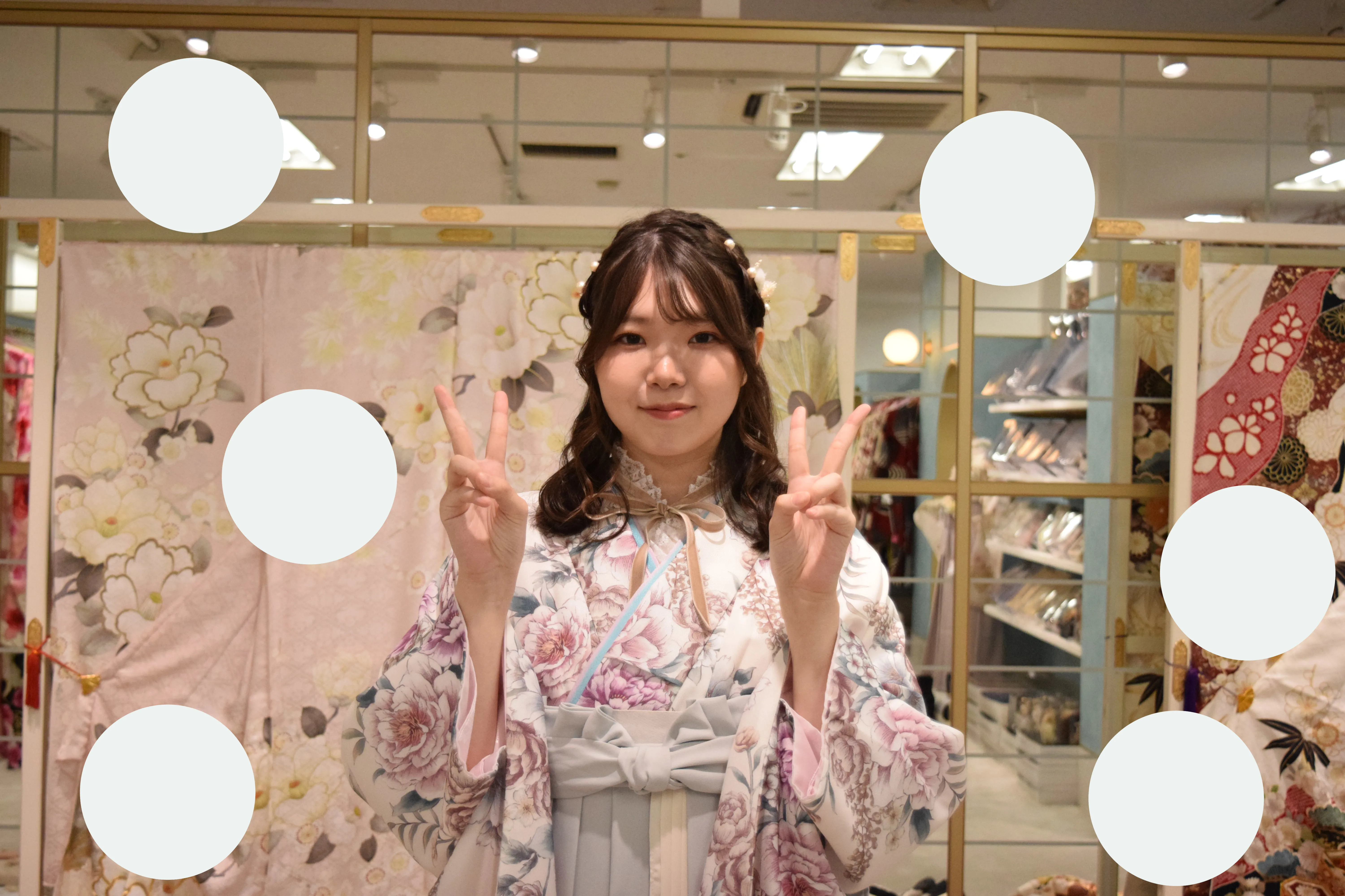 前撮り　袴　撮影会　くすみ系　可愛い