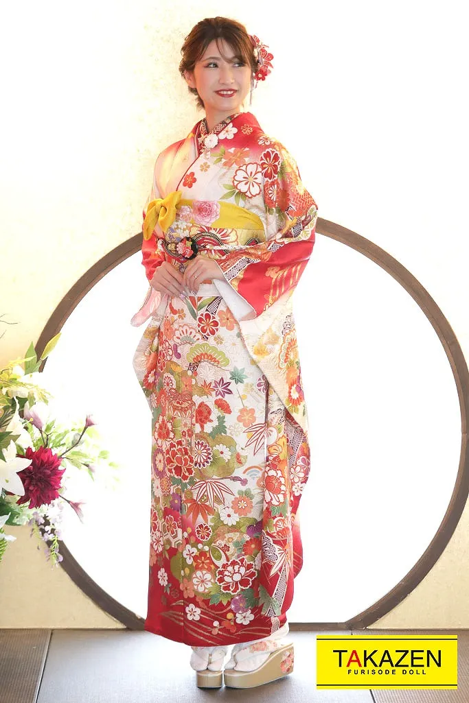 振袖　成人式　TAKAZEN