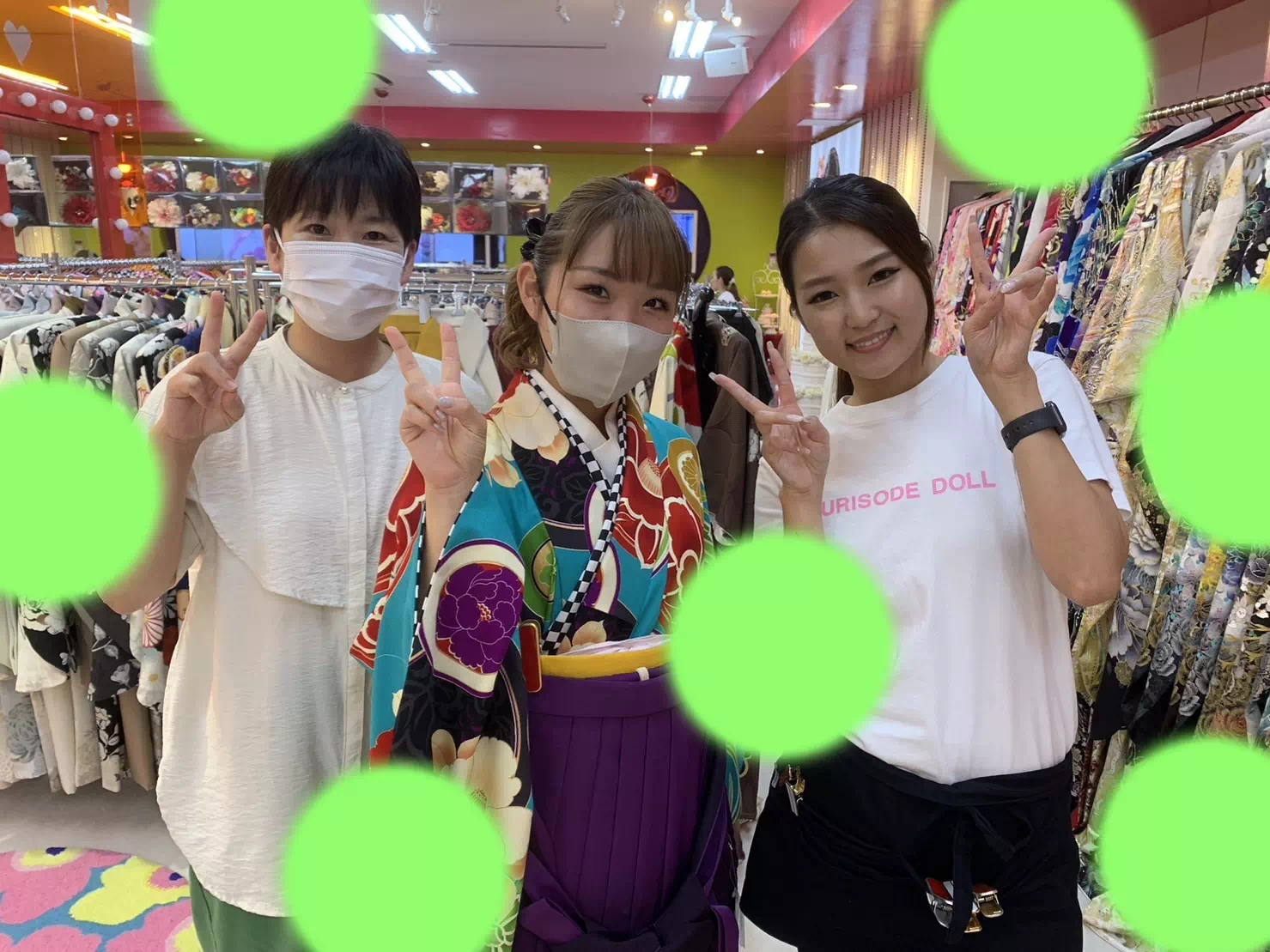 TAKAZEN神戸店 前撮り撮影会 イマドキ カワイイ コディネート 振袖 レンタル 袴