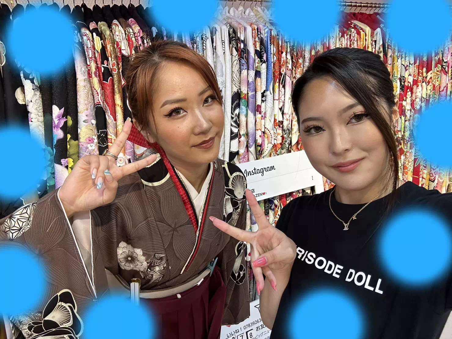 TAKAZEN神戸店 前撮り撮影会 イマドキ カワイイ コディネート 振袖 レンタル 袴