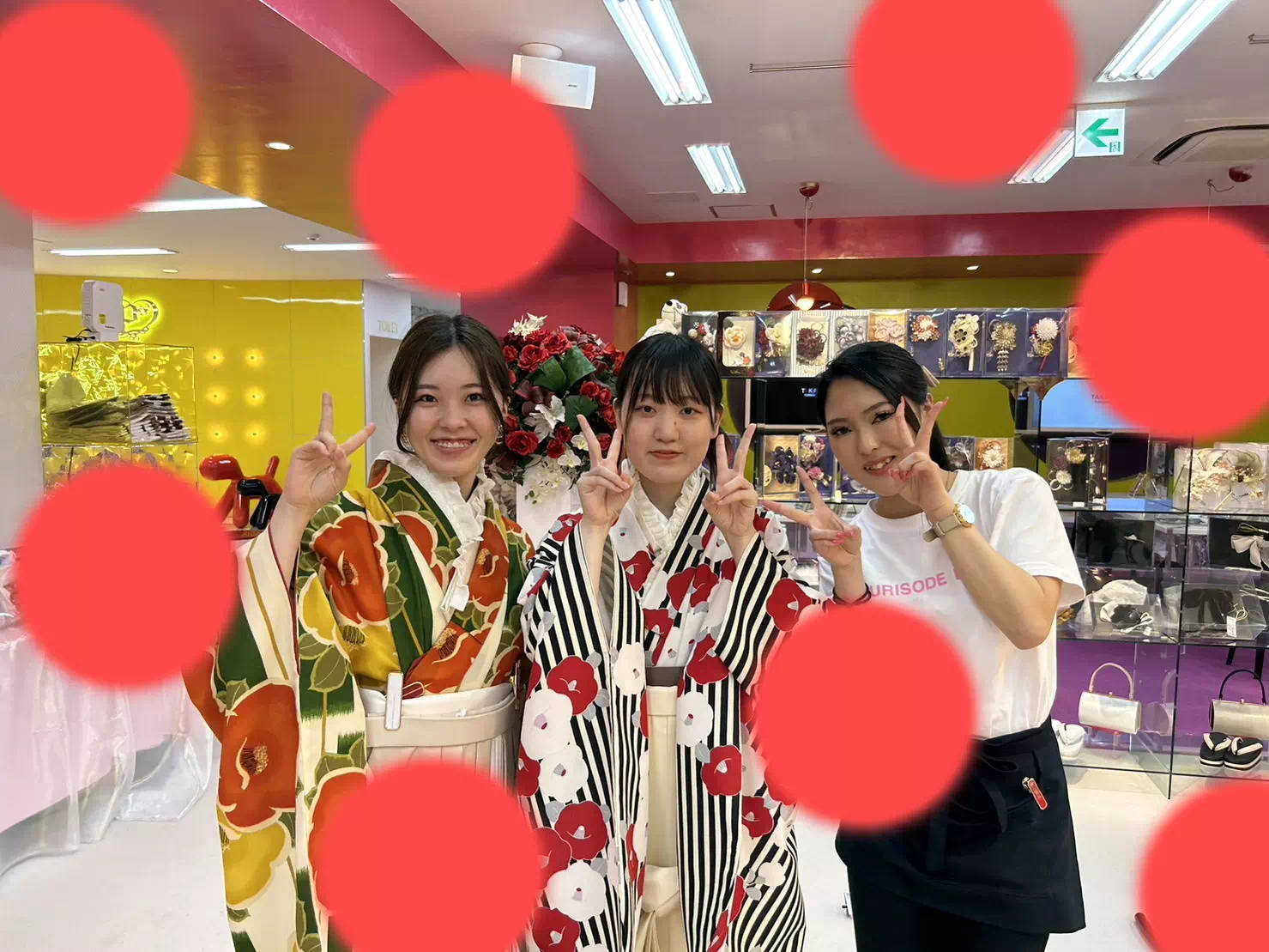 TAKAZEN神戸店 袴 前撮り撮影会 イマドキ カワイイ コディネート 振袖 レンタル 袴
