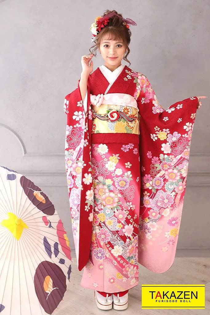 振袖　成人式　TAKAZEN
