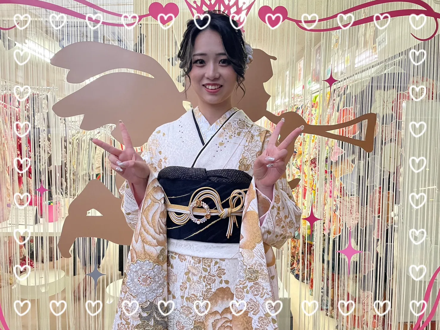 振袖 レンタル 奈良 おしゃれ かわいい 白 オリジナル