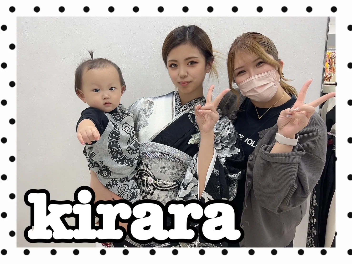 【TAKAZEN橿原店】5日♡2024年に成人を迎えられるジャパンモードのかっこよすぎるシルバー龍のお振袖姫ちゃん&お友達とご一緒にご来店!レトロポップが可愛い袴姫ちゃんとふんわりあったかいくすみカラー袴姫ちゃん♡
