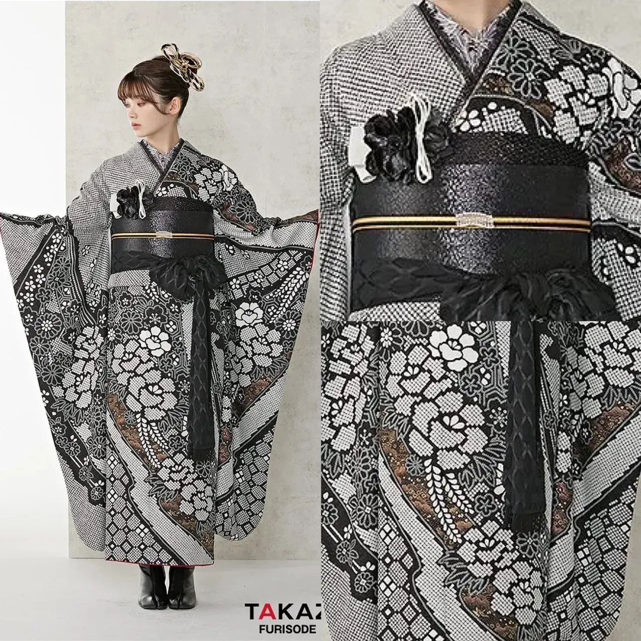 振袖レンタル 奈良 橿原 かわいい おしゃれ 個性派 かわいい かっこいい くすみ イマドキ
