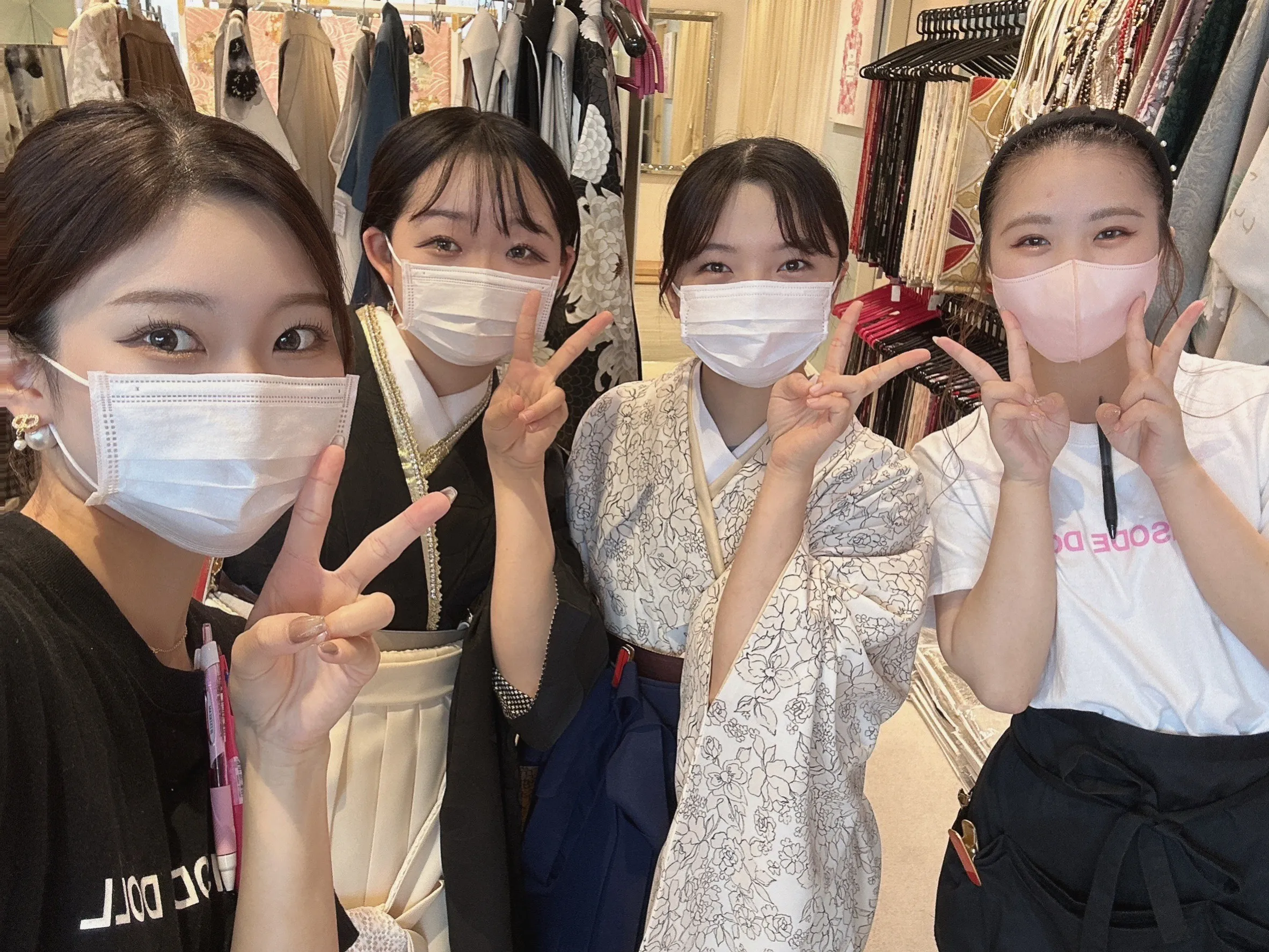 卒業式 袴 前撮り撮影会 イマドキ くすみカラー袴