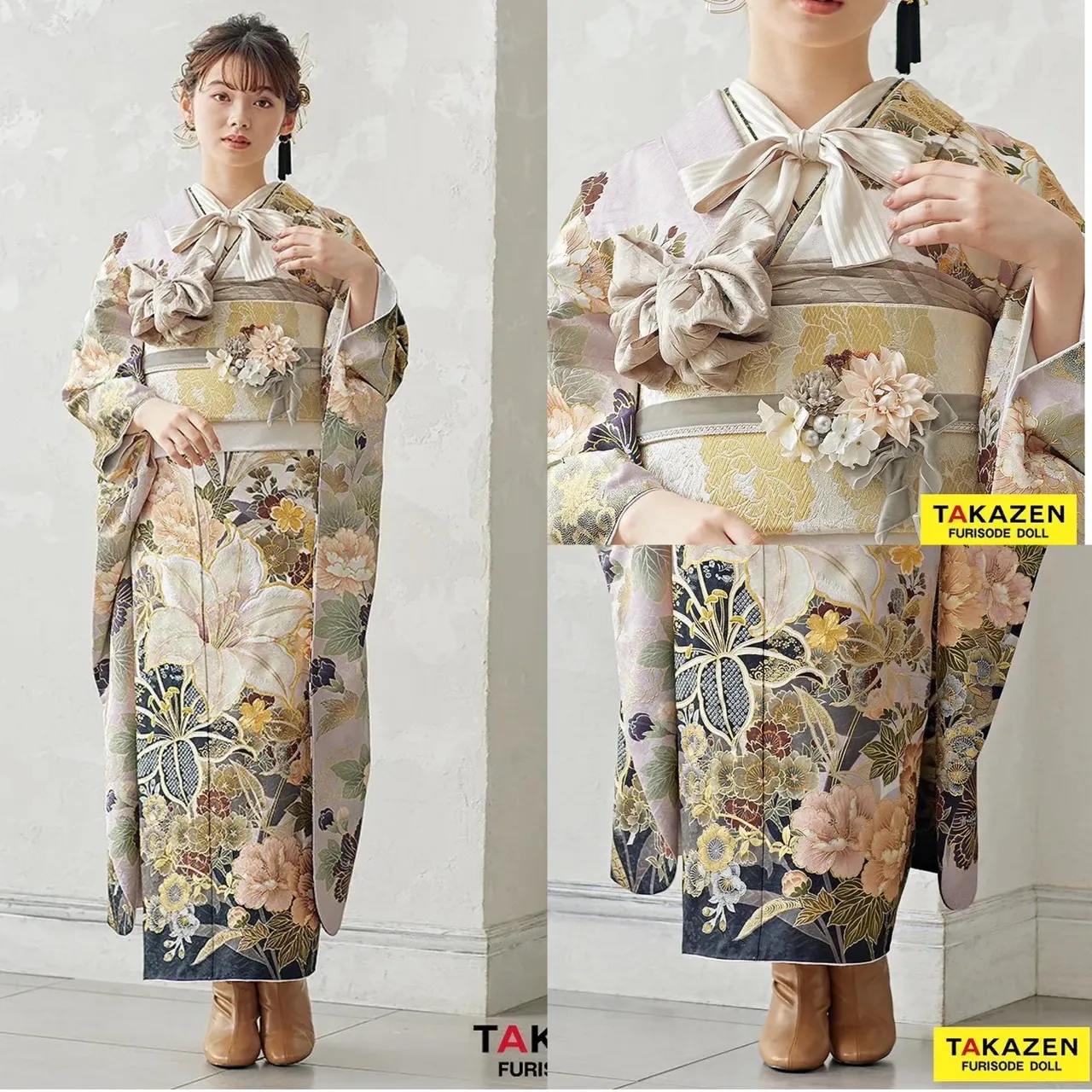 振袖レンタル 奈良 橿原 かわいい おしゃれ 個性派 かわいい くすみ イマドキ くすみ古典