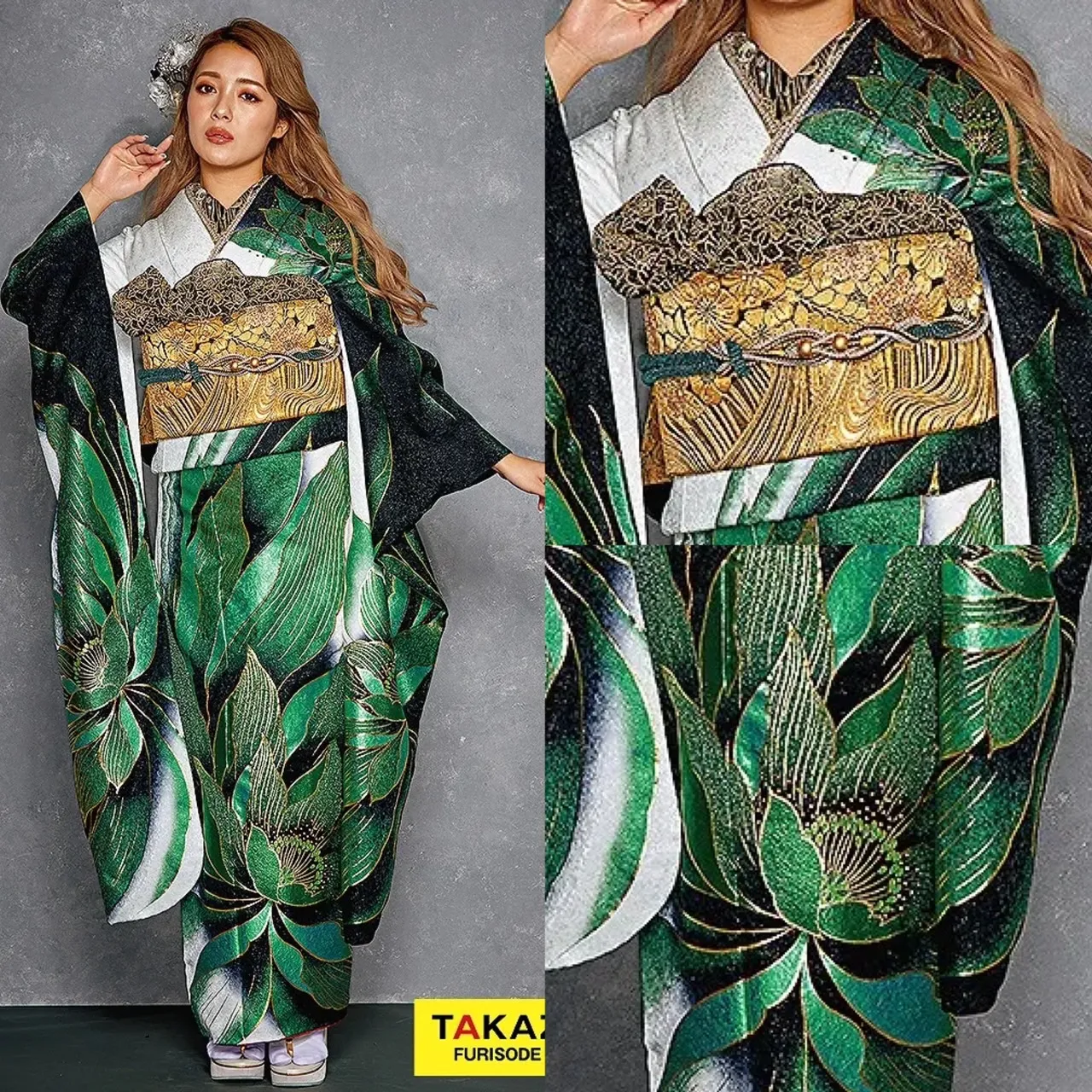 振袖レンタル 奈良 橿原 かわいい おしゃれ 個性派 かわいい かっこいい くすみ イマドキ