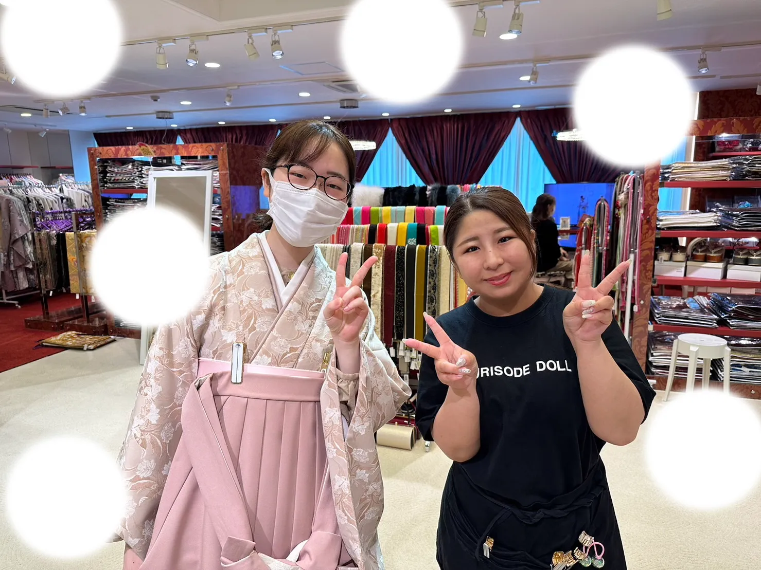 袴レンタル イマドキ くすみ 白 ブラウン