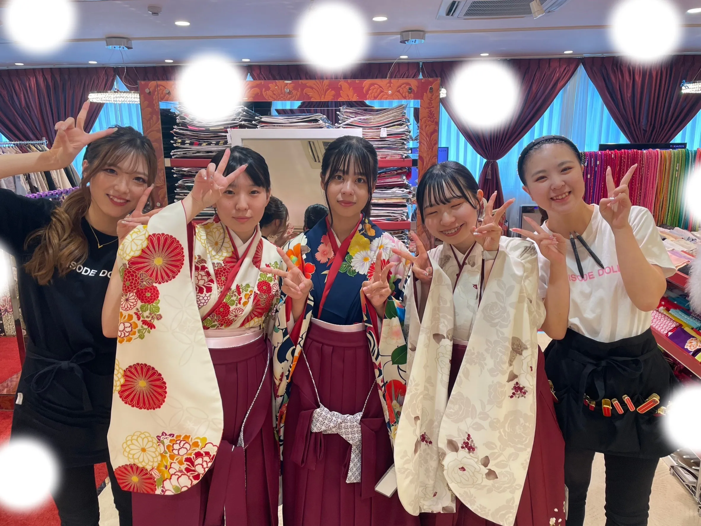 袴レンタル くすみ キラキラ かわいい