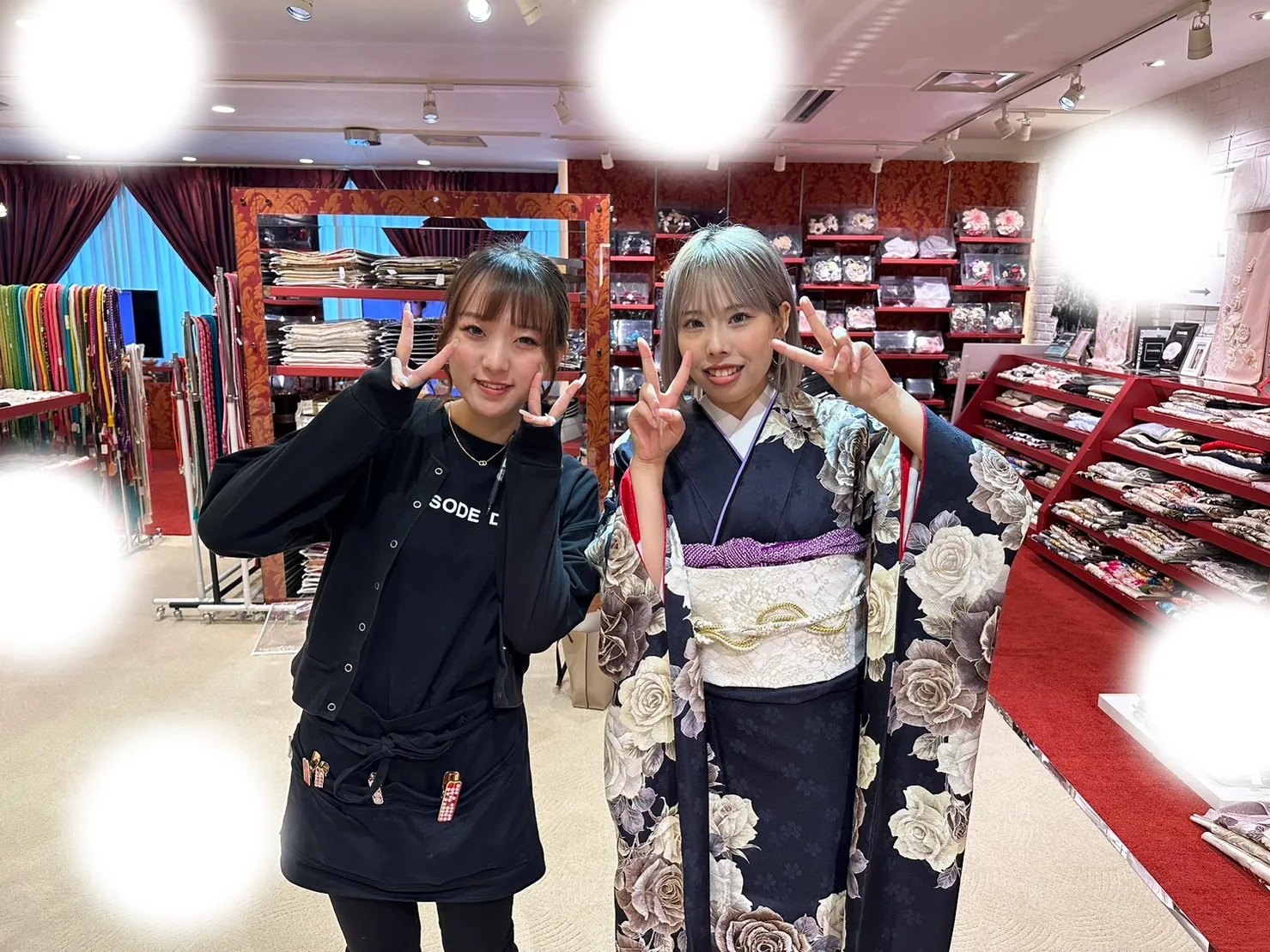 袴レンタル 振袖レンタル くすみ キラキラ かわいい 梅田 大阪 安い イマドキ 古典 くすみカラー 前撮り ヴィンテージ 渋い
