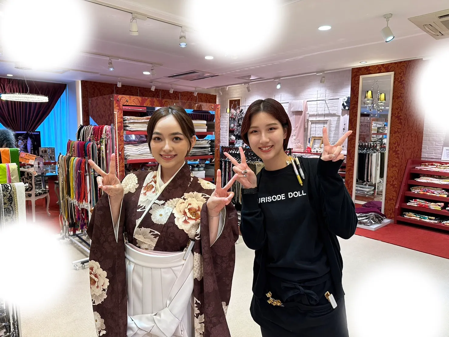 袴レンタル 振袖レンタル くすみ キラキラ かわいい 梅田 大阪 安い イマドキ 古典 くすみカラー 前撮り ヴィンテージ 渋い