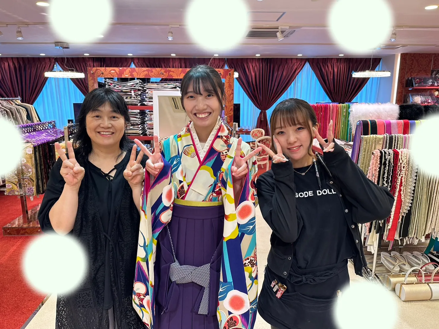 成人式 前撮り 梅田 袴 くすみカラー かわいい イマドキ 淡色 古典 タカゼン 撮影