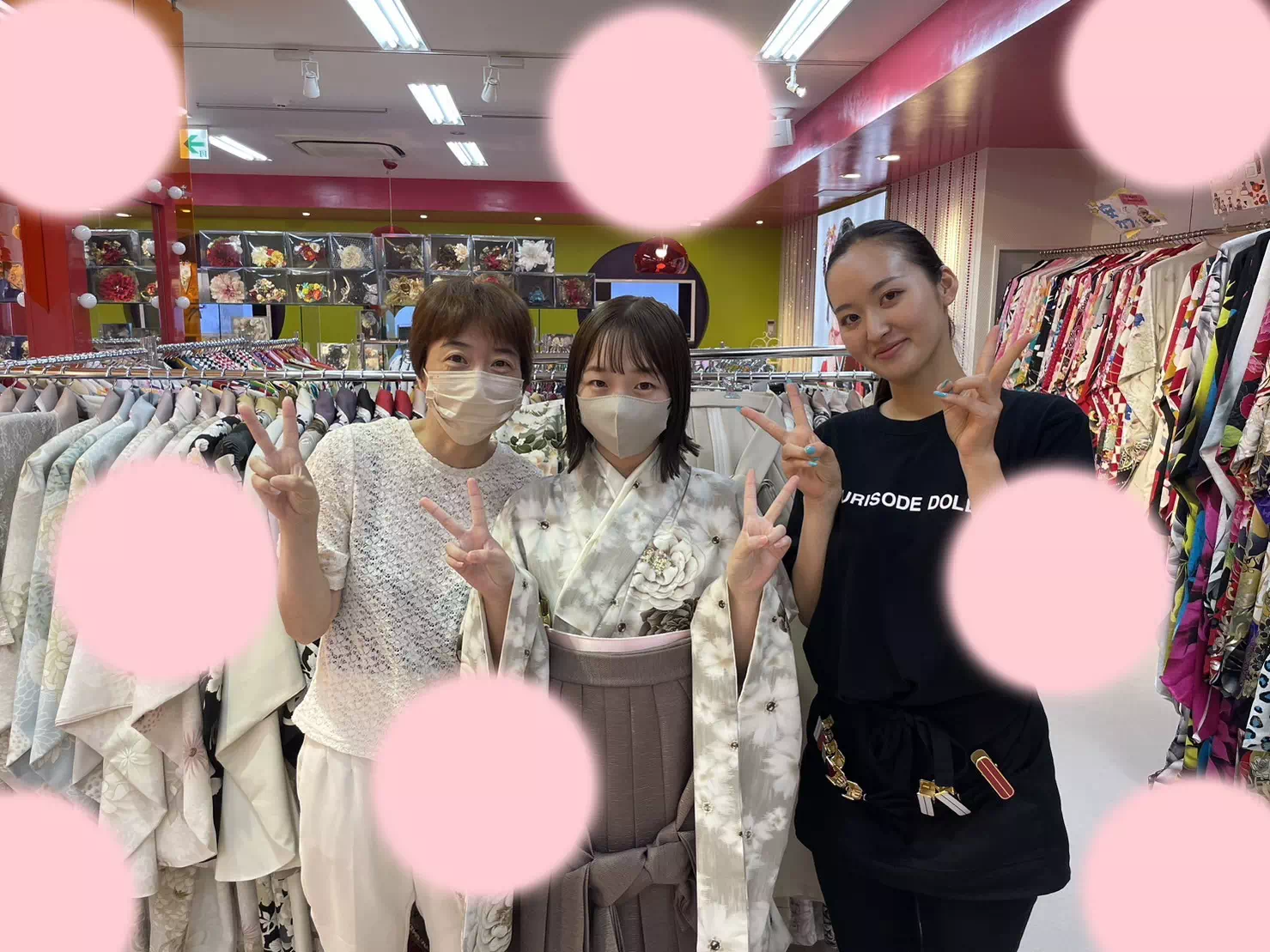 TAKAZEN神戸店 卒業式 袴レンタル イマドキ かわいい ブラウン オシャレ