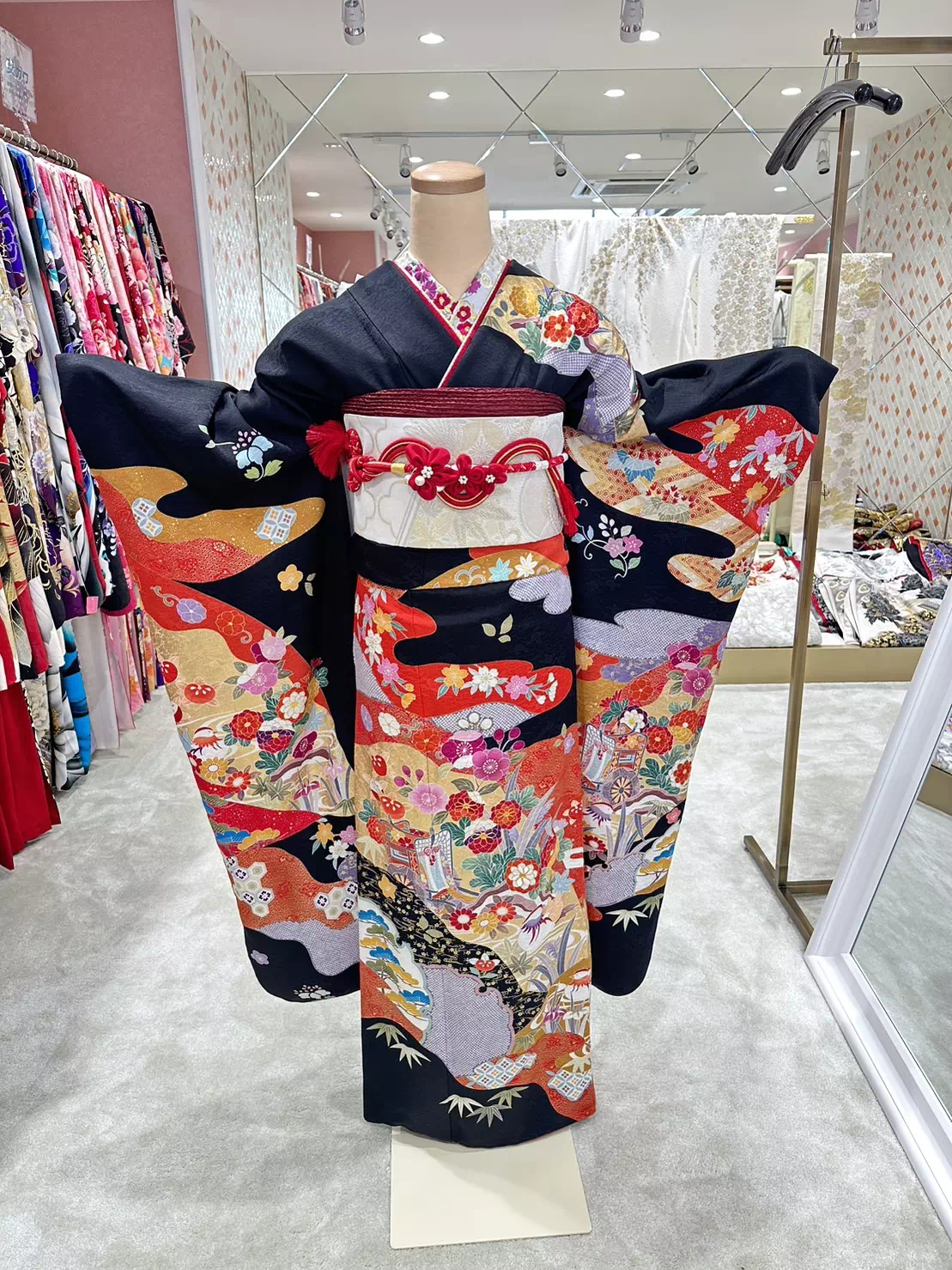 TAKAZEN姫路店 姫路市 成人式 卒業式 袴 振袖 イマドキ振袖 古典柄
