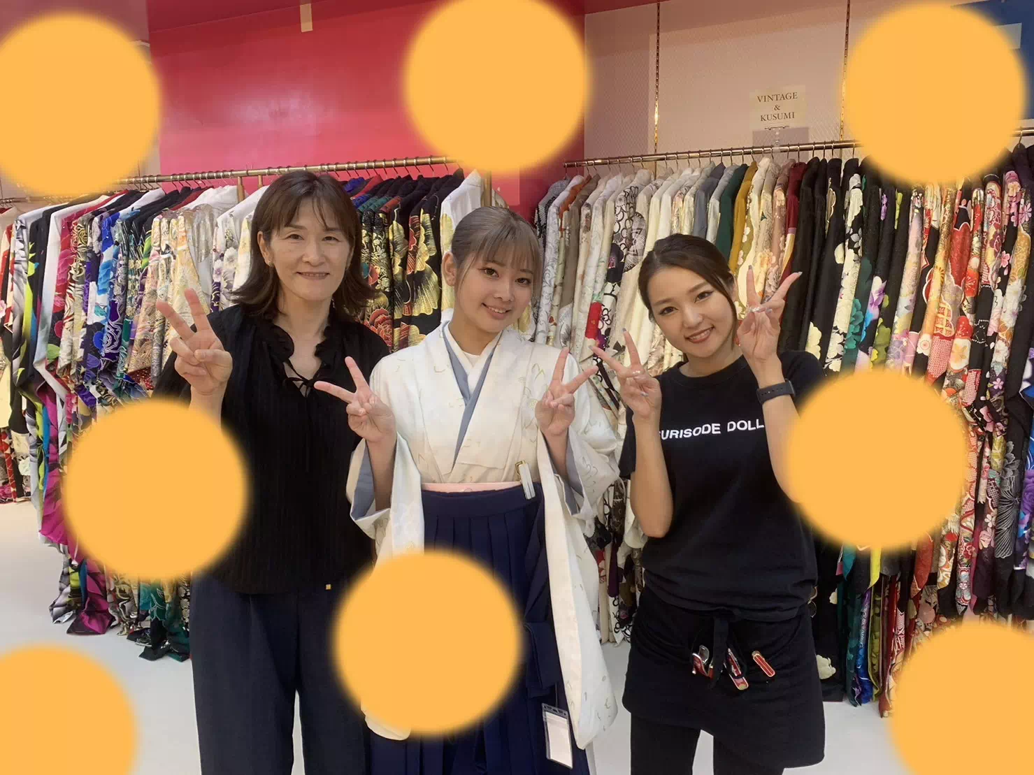TAKAZEN神戸店 卒業式 袴レンタル イマドキ おしゃれ 上品 白 紺