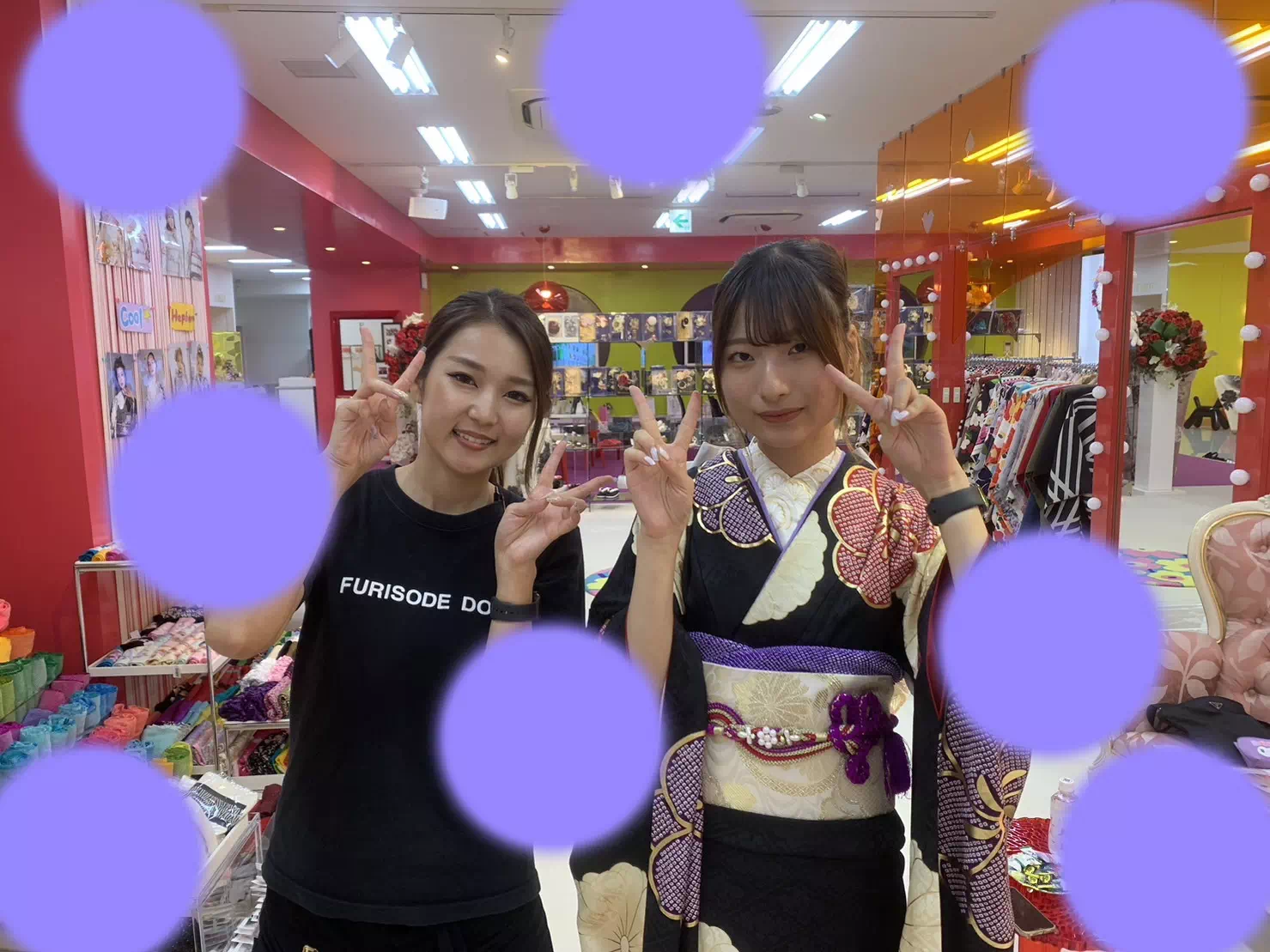 TAKAZEN神戸店 成人式 振袖レンタル 正統派古典 黒 かっこいい オシャレ